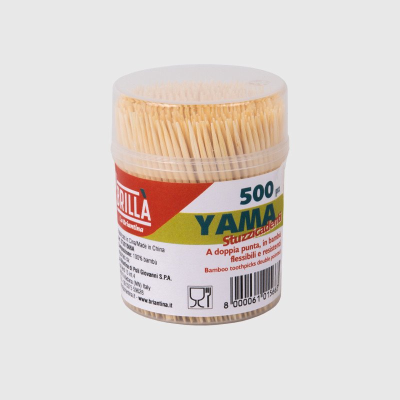 stuzzicadenti-yama-barattolo-500-pz STUZZICADENTI BRIAN BARATTOLO 500 PZ. - immagine 1